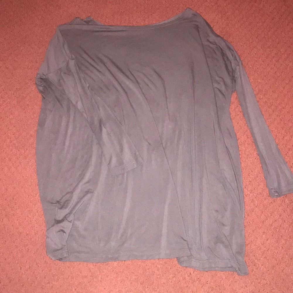 Piko long sleeve dress- washed out purple color